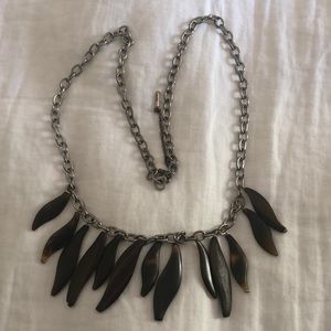 Kenneth Cole Long Silver Necklace